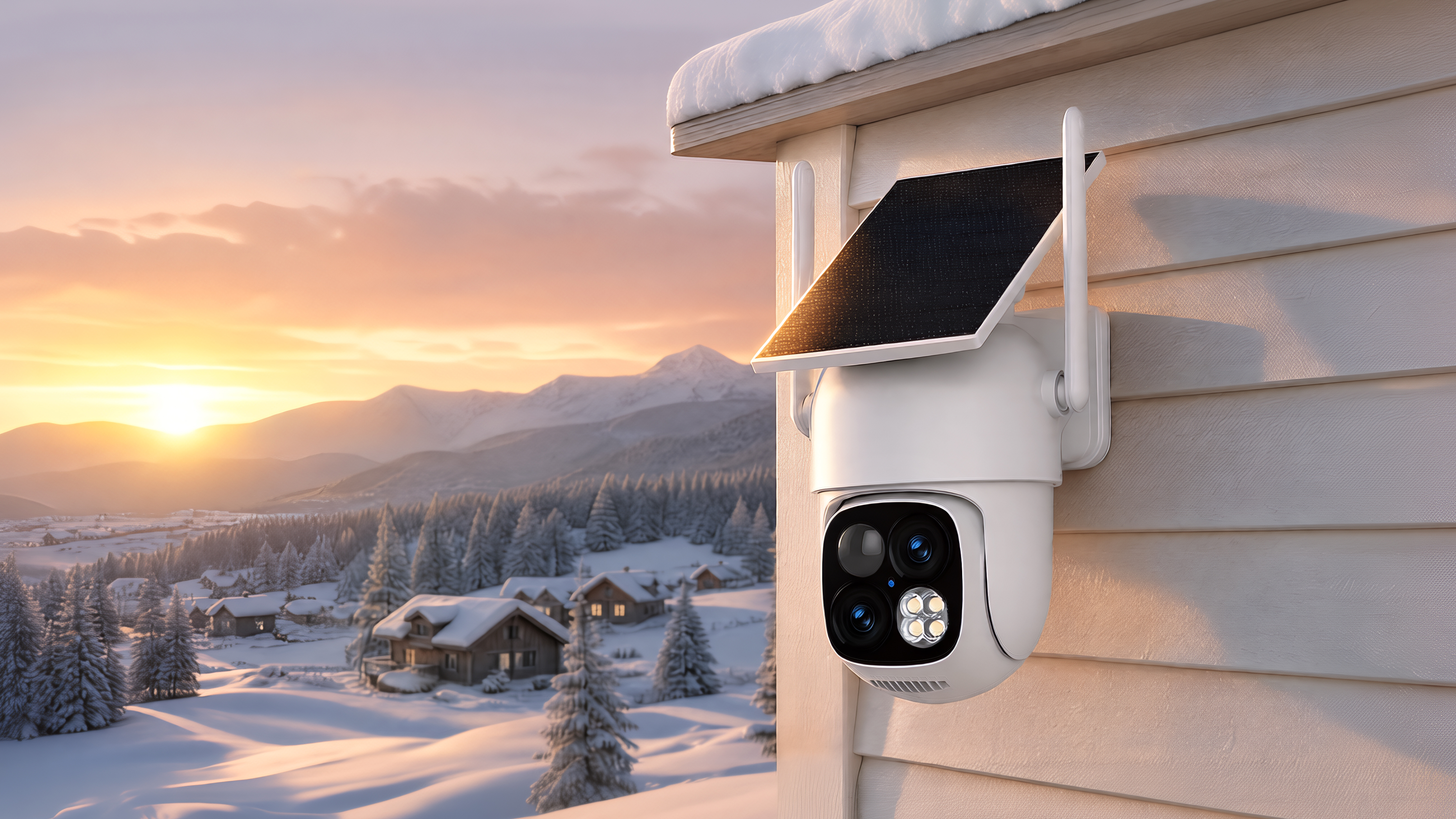 Yoosee AOV Built-in Solar PT<br>Zooming AI Cam