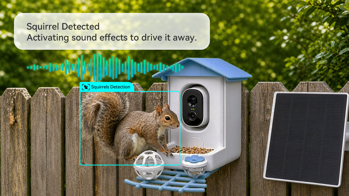 Squirrel Detection & Deterrent